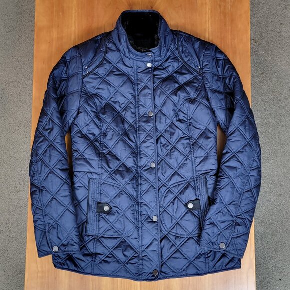 Weatherproof Women's Quilted Navy Jacket - S - Picture 4 of 12